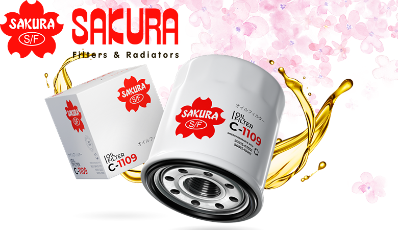 SAKURA -  новый бренд в нашем портфеле. Фильтры SAKURA - в наличии!