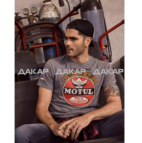 MOTUL ФУТБОЛКА DIVERSE MTL LOGO графит меланж_4